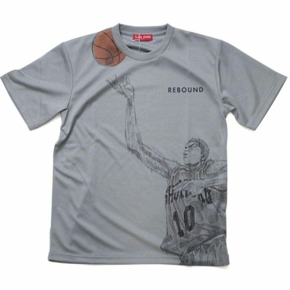 スラムダンク　桜木花道　Tシャツ　Mサイズ　グレー　公式グッズ Amazon.co.jp: スラムダンク SLAM DUNK 桜木花道 Tシャツ グレー